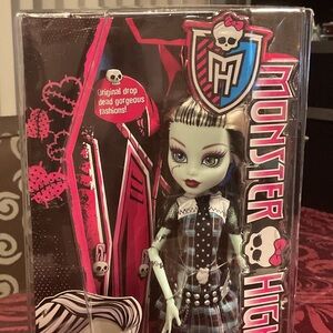 Monster High Doll in Blue and Black Plaid 2014